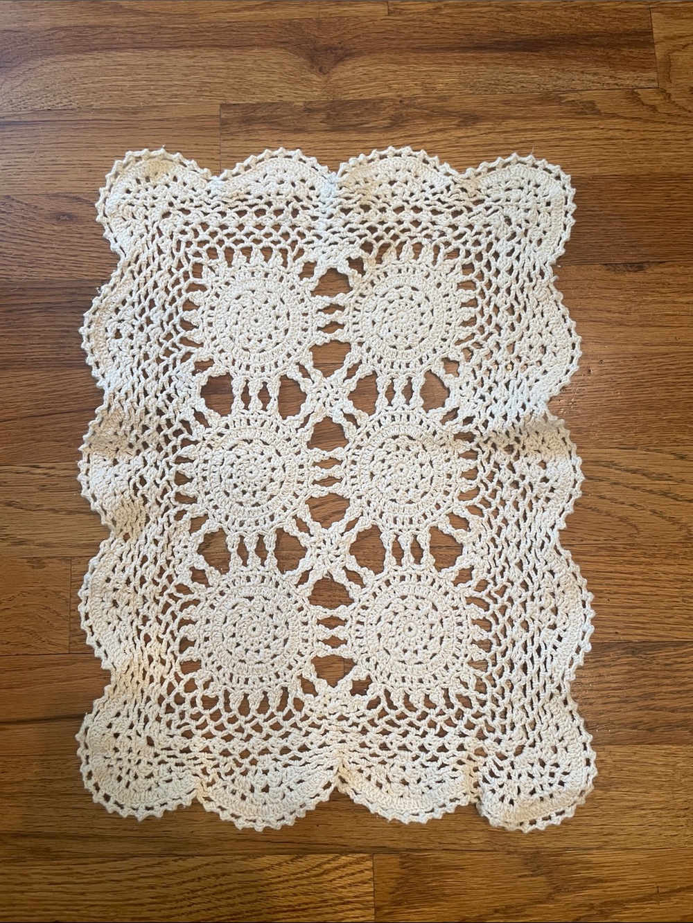 Crochet Doily - Cream